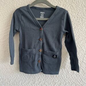 Rags To Raches Toddler Button Down Cardigan‎ Ribbed Sweater Size 2T
